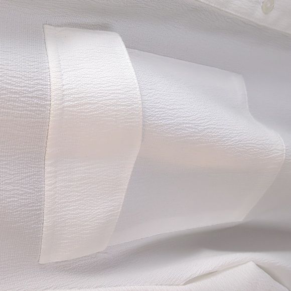 Simply Vera Vera Wang Button Front Blouson Sleeve Blouse NWOT - Picture 6 of 12